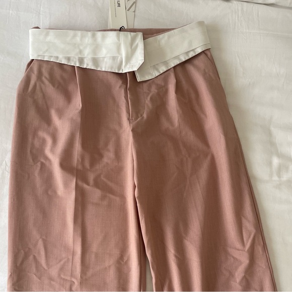 Zara Fold Over Waist Trousers - Picture 4 of 6